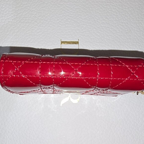 Dior Mini Lady Dior Gardenia Wallet - Picture 11 of 12